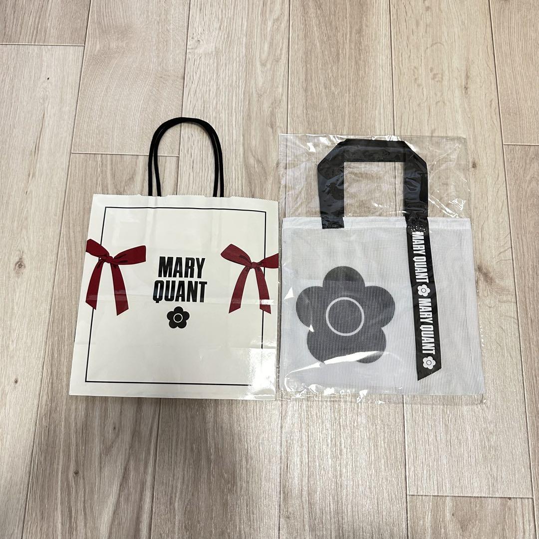 MARYQUANT ショッパー 紙袋 ノベルティ メッシュミニトート