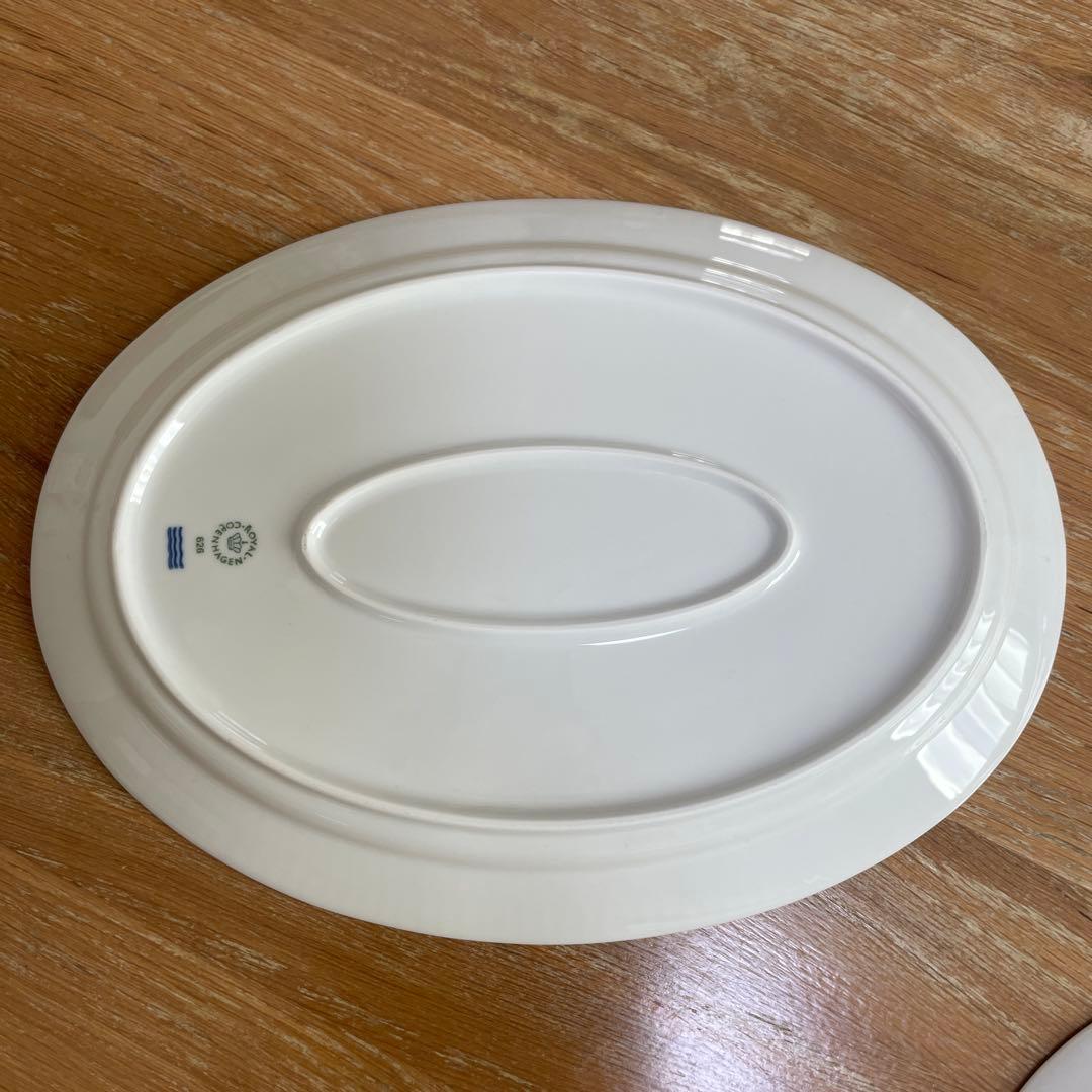 ロイヤルコペンハーゲン フルーテッド シグネチャー オーバルプレート ３枚セットRoyal Copenhagen WWW_OPDRERGINERDOGAN_COM