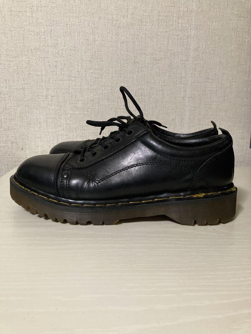 Dr. Martens ブラック レザーシューズ Dr.Martens黒レザーシューズ EU42 8UK 日本サイズ26.5㎝