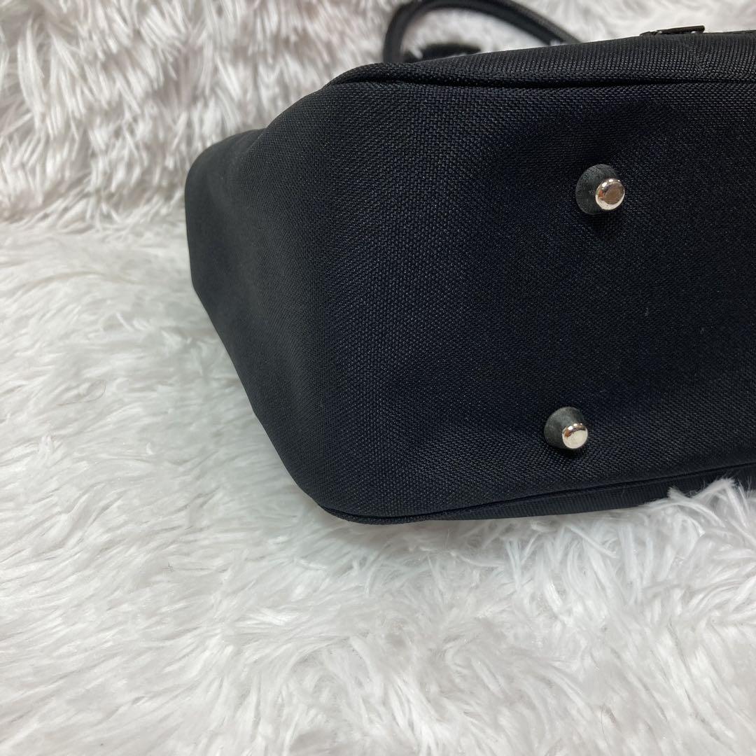 【美品】アヤノコウジ　ビジネスバッグ　2way がま口　肩掛け　底鋲　自立