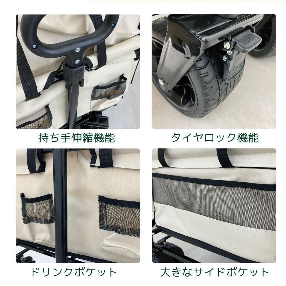 Outdoor wagon キャリーワゴン 元祖 子供も乗れるキャリーワゴE01