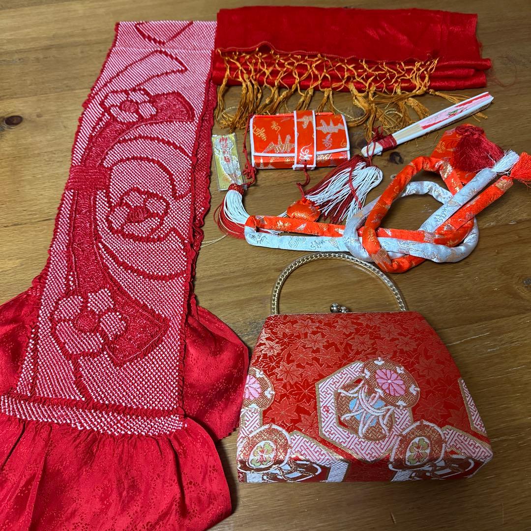 七五三　7歳　総絞り　豪華セット　着物 楽天市場】七五三 7歳 着物 正絹 フルセット レンタル 女の子