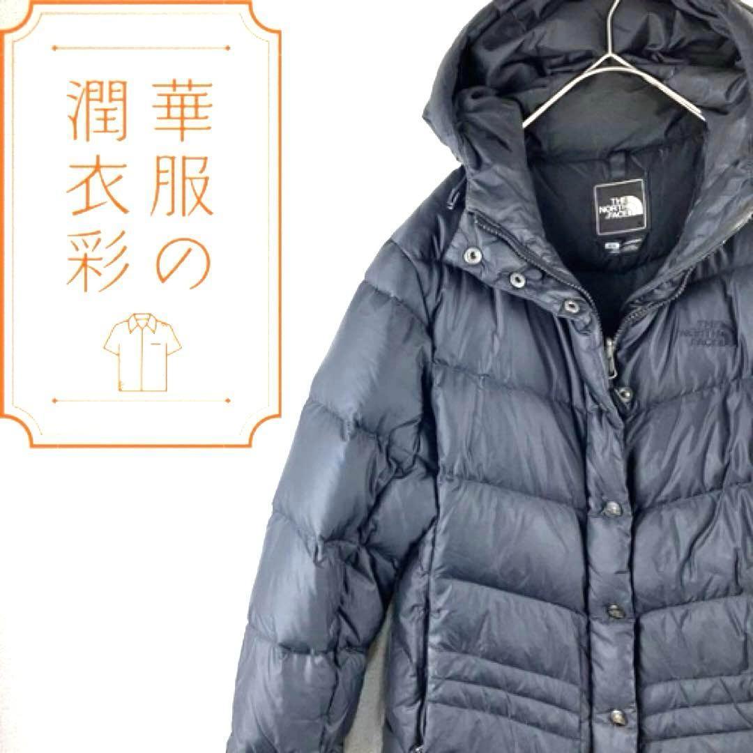 ✪希少　ノースフェイス　ダウンジャケット　700フィル　ブラック　レディース　S ノースフェイス 700フィル ダウンジャケット レディース