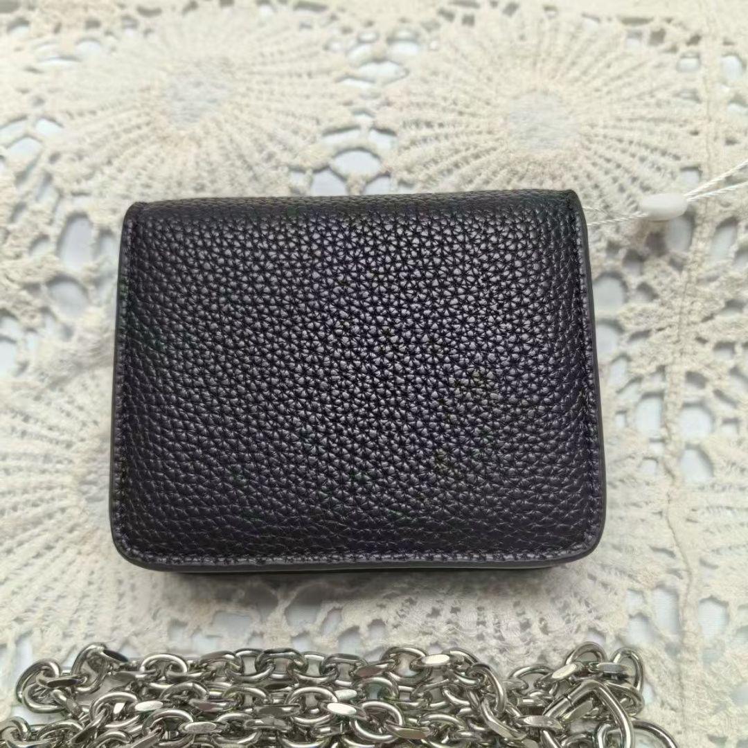 新品】Maison Margiela ブラックコインケース チェーン付き