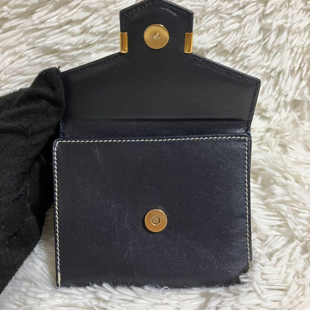 ✨極美品✨クリスチャンディオール 三つ折り財布 CDロゴ がま口
