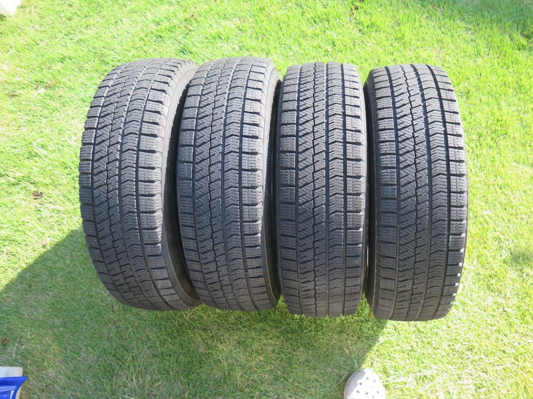 8分山 VRX2 185/70R14 日産純正アルミ スタッドレス ノート 4本