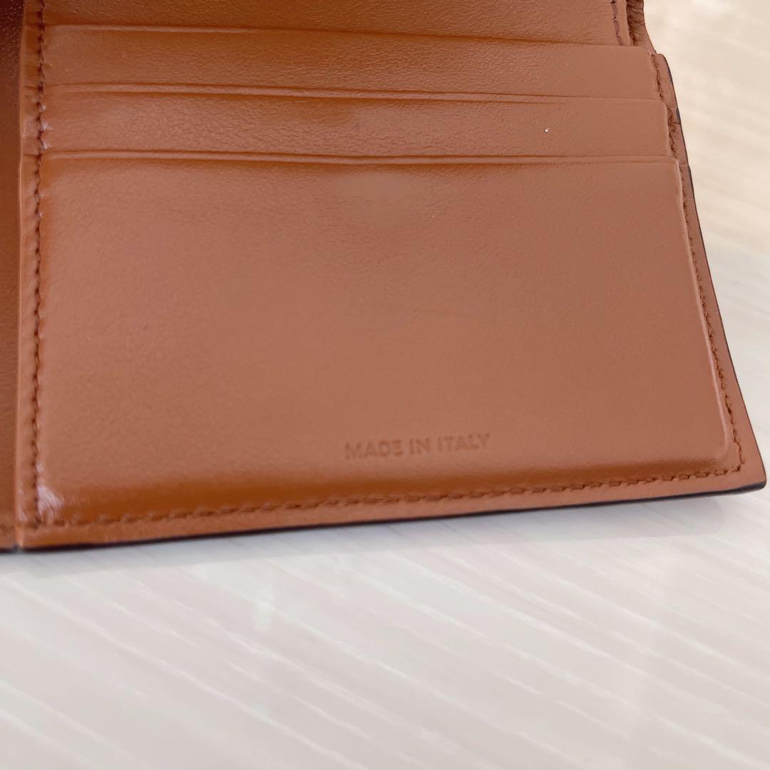 セリーヌCELINE スモール フラップウォレット タン ブラウン 財布