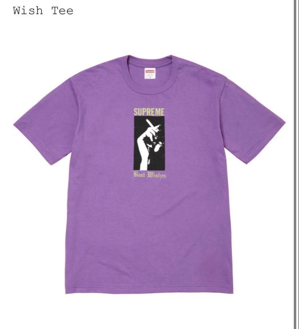 supreme Wish Tee 　Lサイズ Supreme Wish Tee パープル Lサイズ - メルカリ