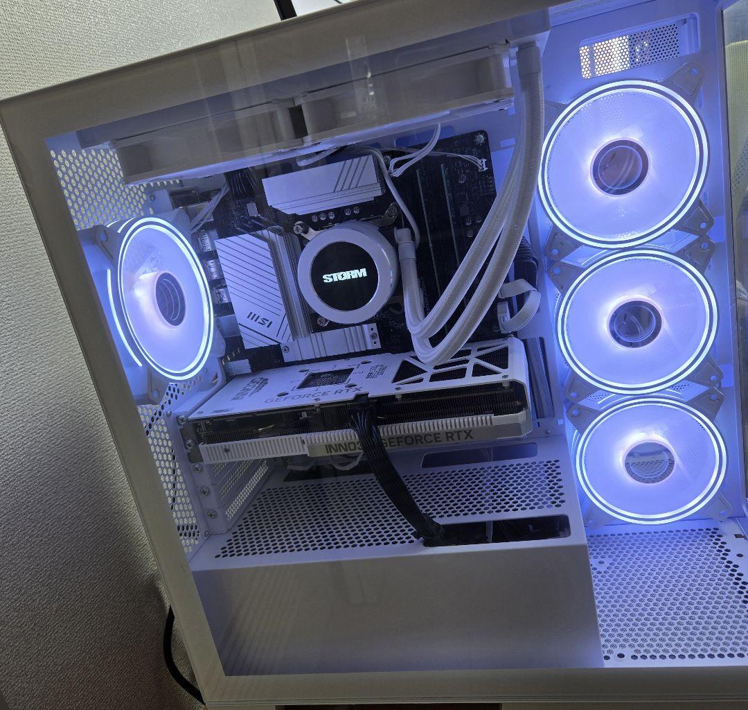 高性能 STORM ホワイト ゲーミングpc i7 RTX4060Ti 高性能 STORM ホワイト ゲーミングpc i7 RTX4060Ti