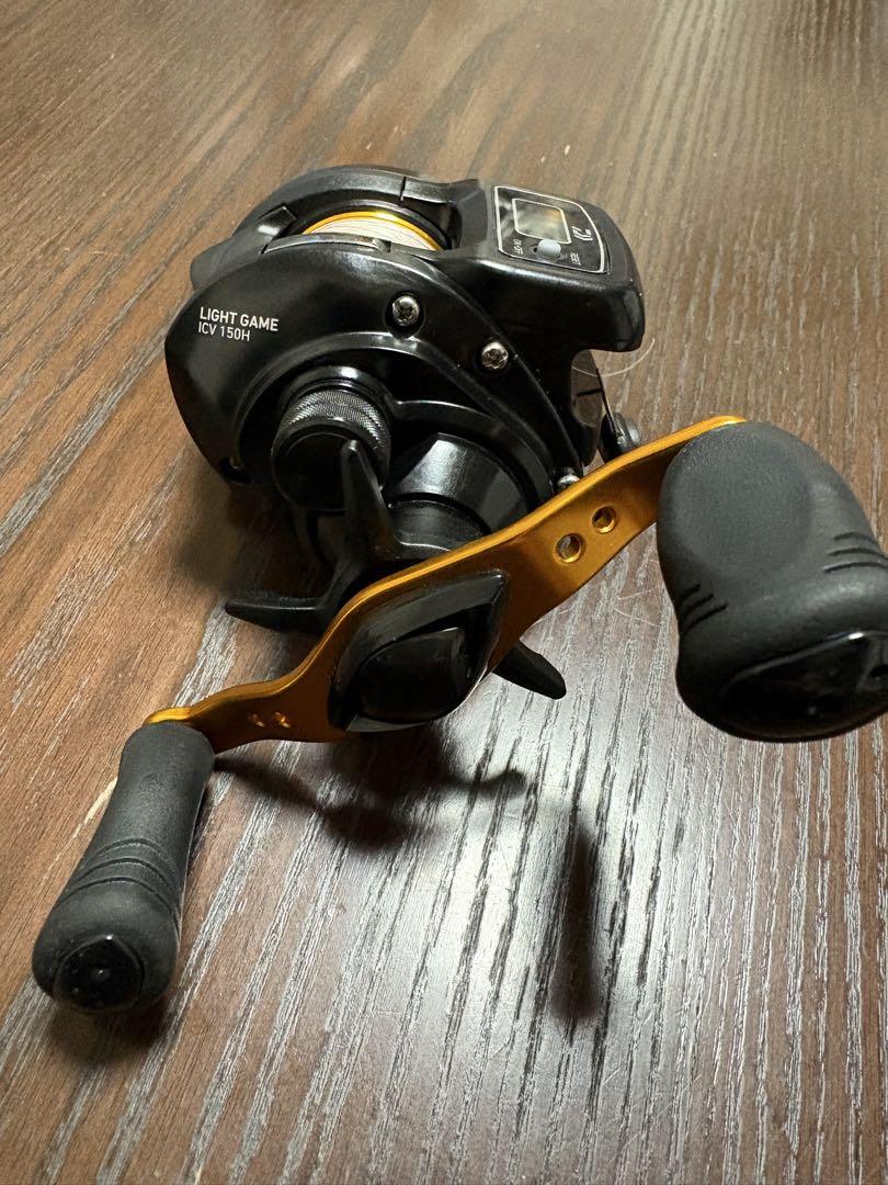 【美品】DAIWA LIGHT GAME ICV 150H 両軸リール