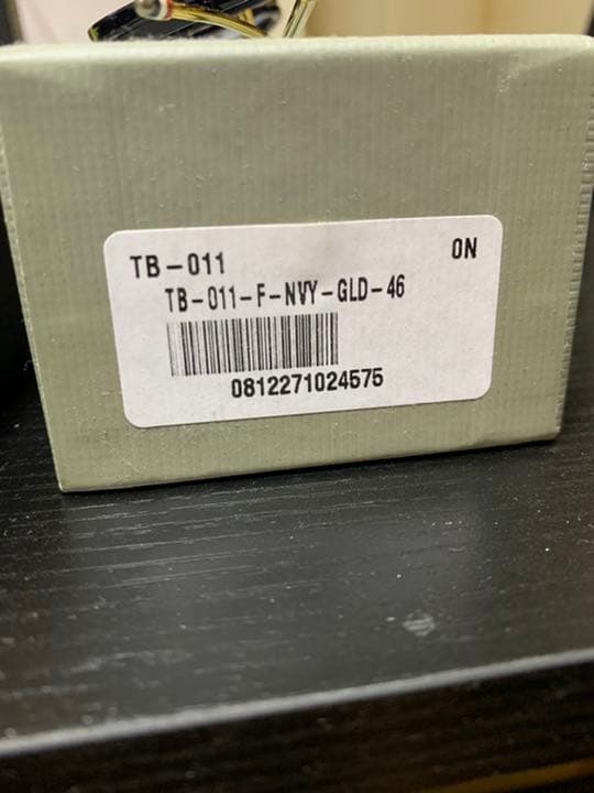 THOM BROWNE tb-011 nvy×gold 46