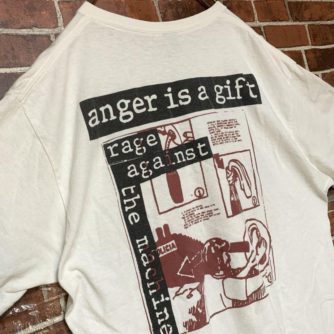 レイジアゲインストザマシーン★RAGE★両面プリント★ギルダン★バンドtシャツL