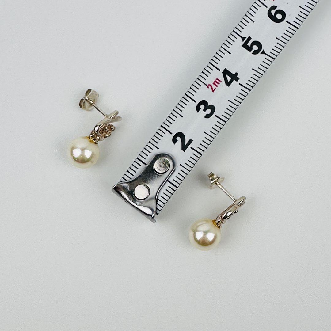 【クリーニング済】ケンゾー　パール フラワーモチーフ ピアス　アクセサリー