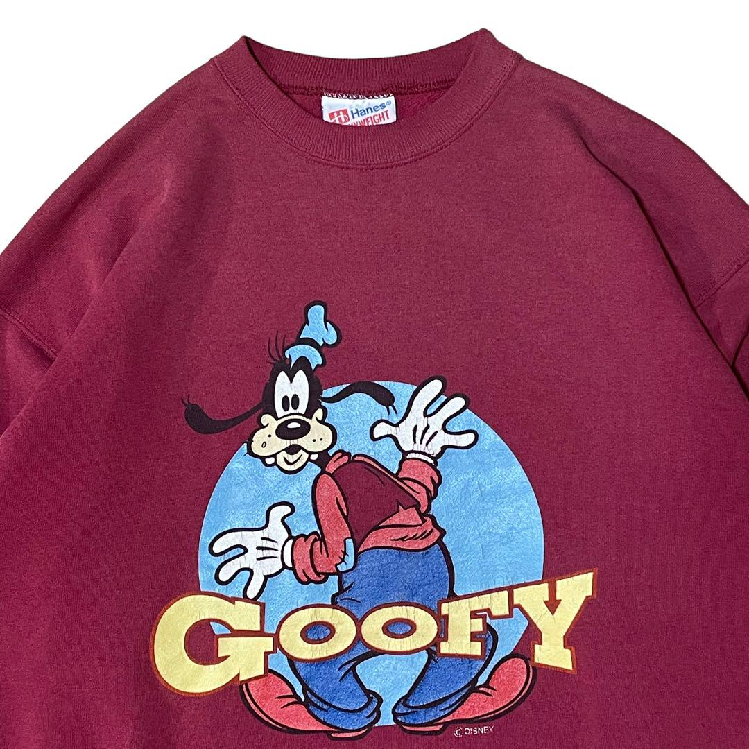 GOOFY Hanes 90s USA製 DISNEY フェード