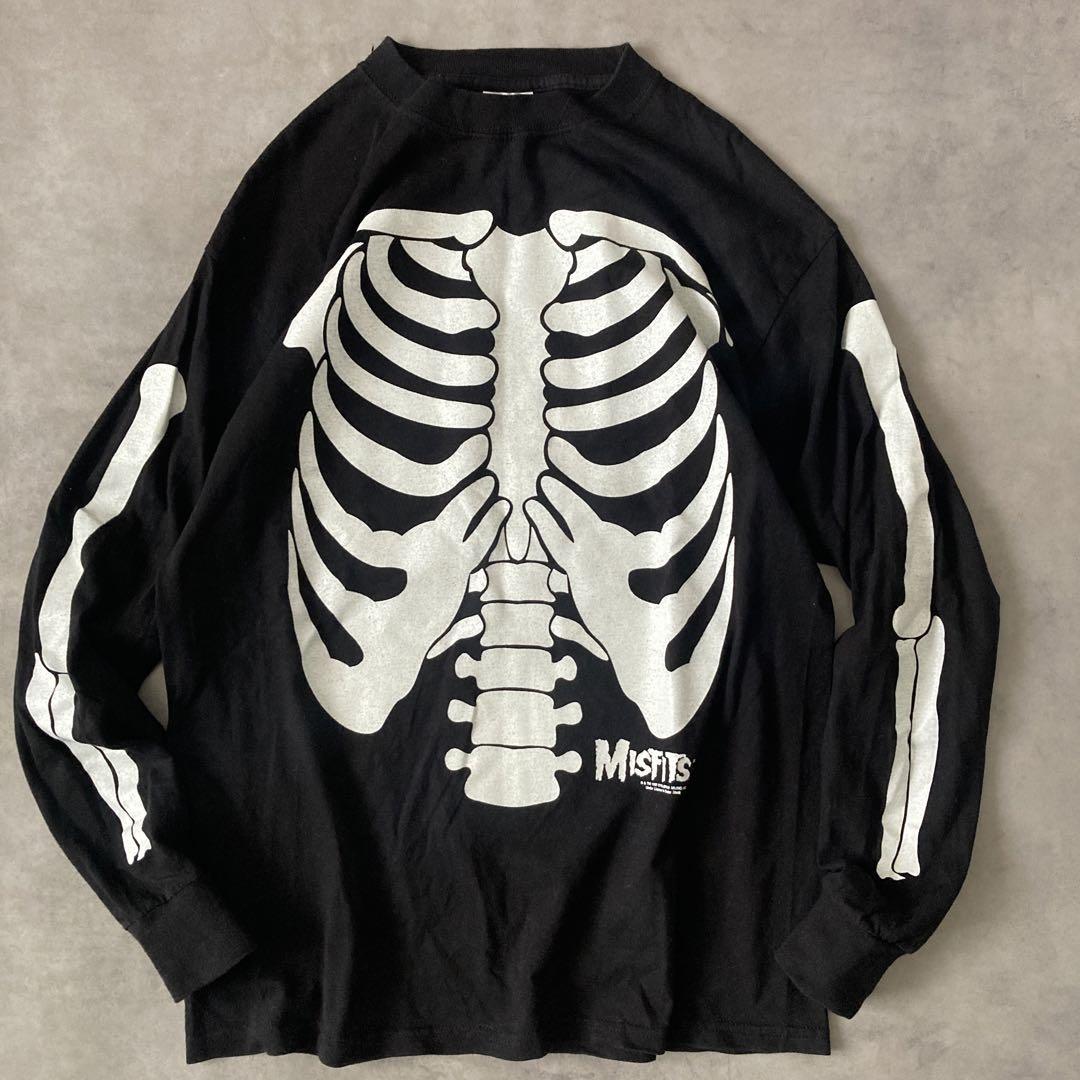 2000s〜 MISFITS Skeleton L/S T-Shirt