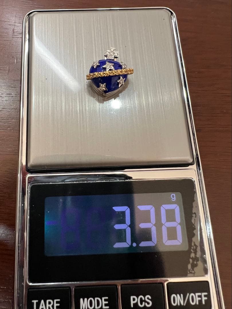 笠原真寿美k18WG/YG ハートペンダントトップ