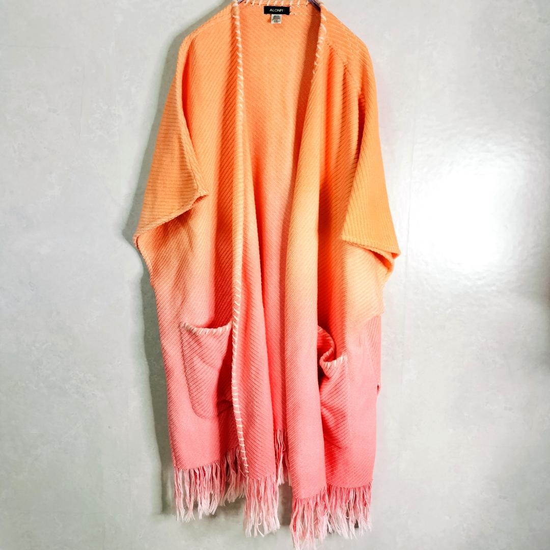 美品✨️アロンピ カシミア混 グラデーションカラー タイダイ カーディガン 美品✨️アロンピ カシミア混 グラデーションカラー タイダイ