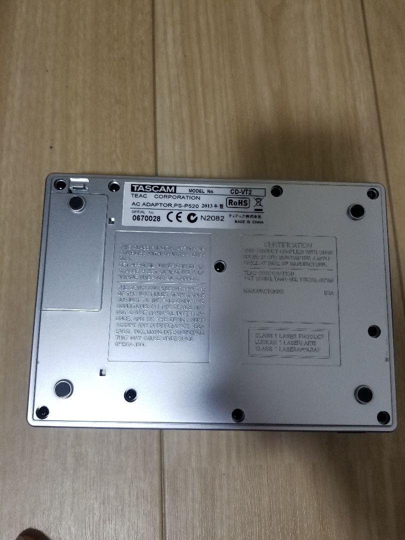 即納最新作 TASCAM CD-VT2➕純正ACアダプター hNsqv-m45595002326 特価新作