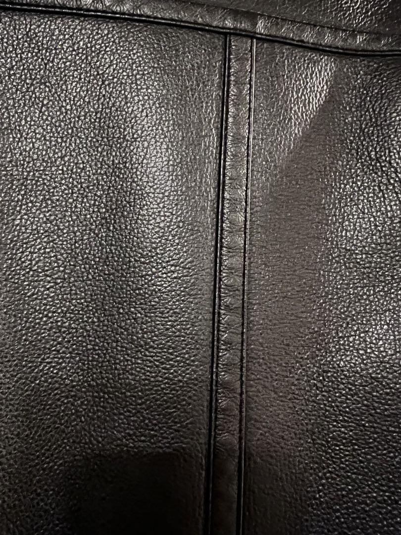 ZARA  kids ブラックレザーライダースジャケット