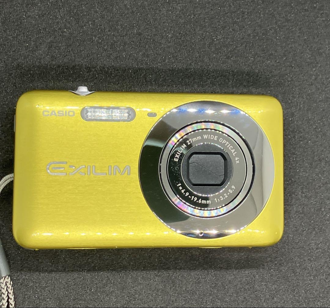 現状品　CASIO デジタルカメラ EXILIM EX-Z800 レモンイエロー