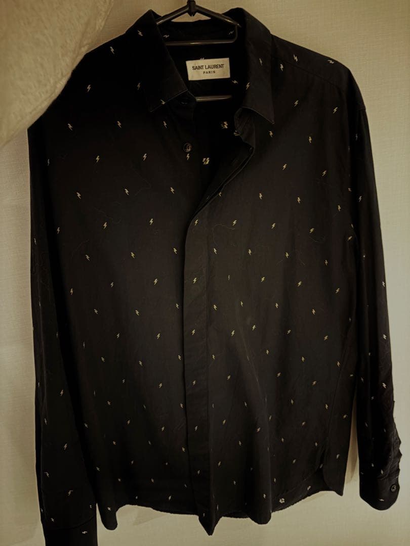 SAINT LAURENT PARIS シャツ ドット柄