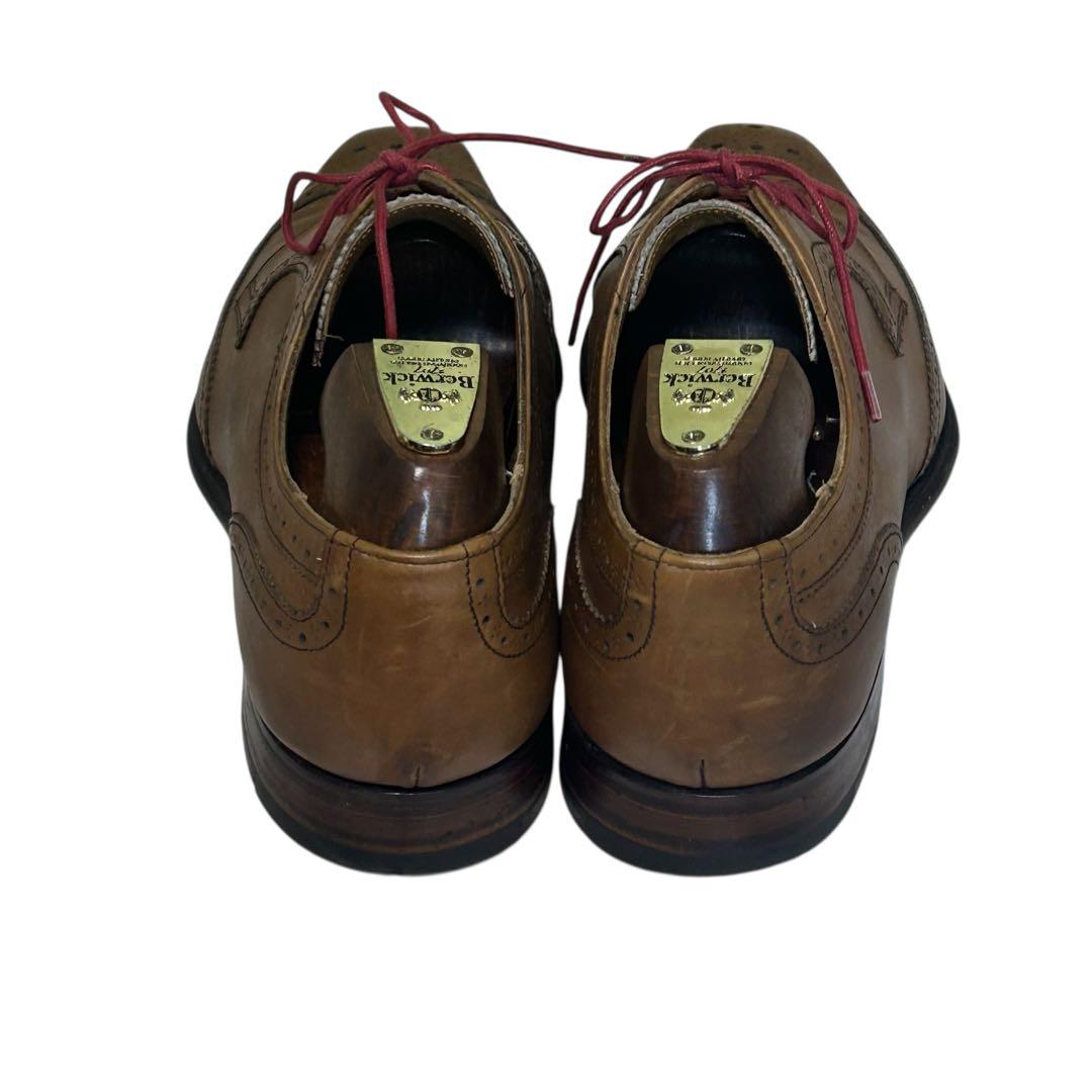 美品 希少 チーニー×ポールスミス ウイングチップ ライトブラウン 25.5 美品 希少 チーニー×ポールスミス ウイングチップ ライトブラウン 25.5