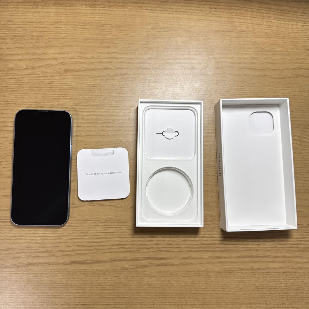 【美品】 Apple iPhone 14 ブルー　128gb simフリー