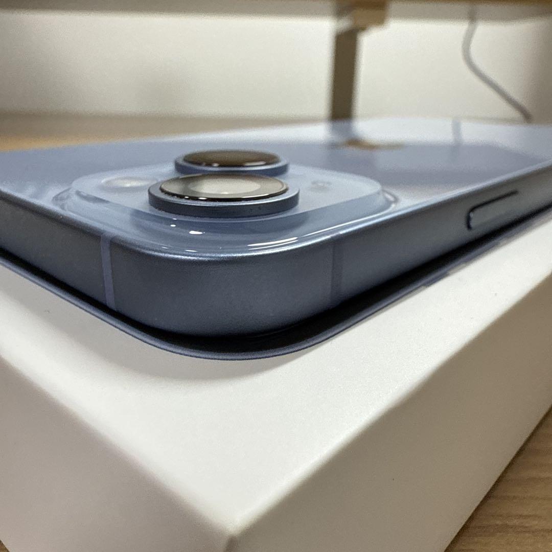 【美品】 Apple iPhone 14 ブルー　128gb simフリー