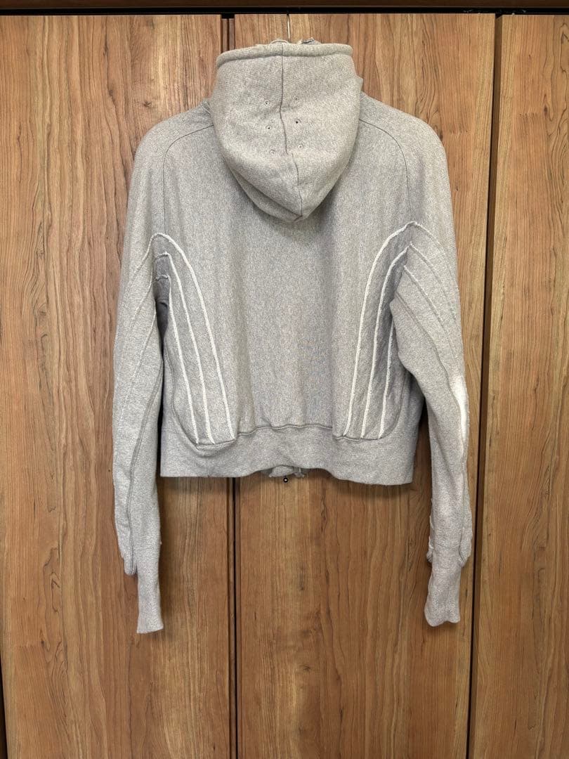 JIAN YE 24aw SOLID HOODIE 弍　グレー JIAN YE / ジェンイェ | SOLID HOODIE 弍 - Heather Gray | 通販