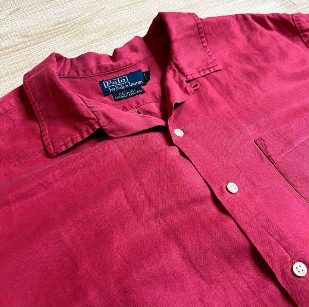 希少カラー USヴィンテージ ラルフローレン CALDWELL 赤紺 XXL 流行 USヴィンテージ ラルフローレン メンズ XXL 赤紺 CALDWELL