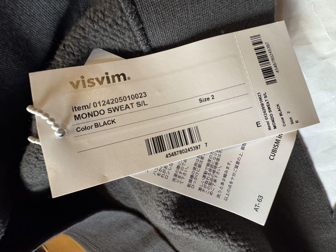 トップス visvim Mondo sweat Black size 2