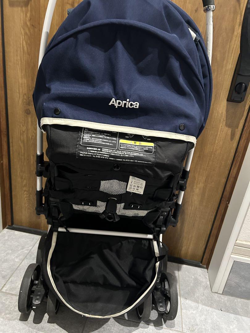アップリカ　ベビーカーAB型　ラクーナエアー　Aprica ベビーカー ネイビー