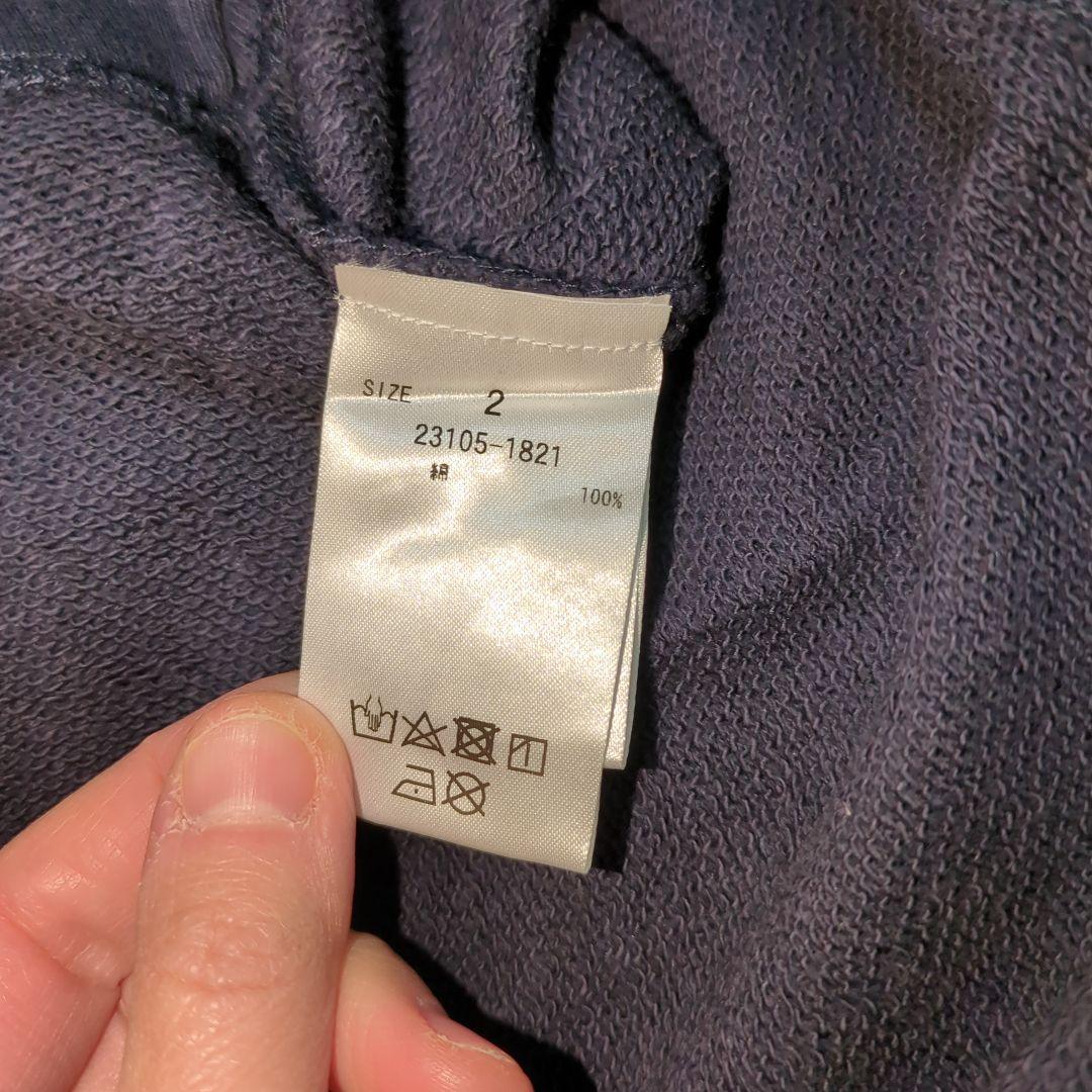 CLANE HOMME スウェット ネイビー ユニセックス Mサイズ相当
