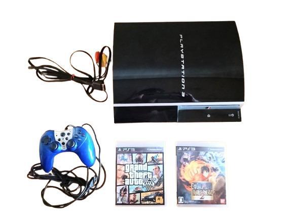 動作確認済＞PS3 本体セット（ グラセフトⅤ、ワンピース