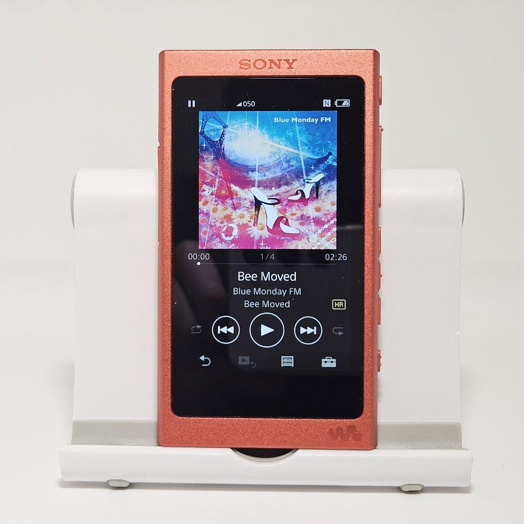 ブランド通販 レッド NW-A45 16GB WALKMAN 極美品 本体 箱 充電ケーブル ポータブルプレーヤー