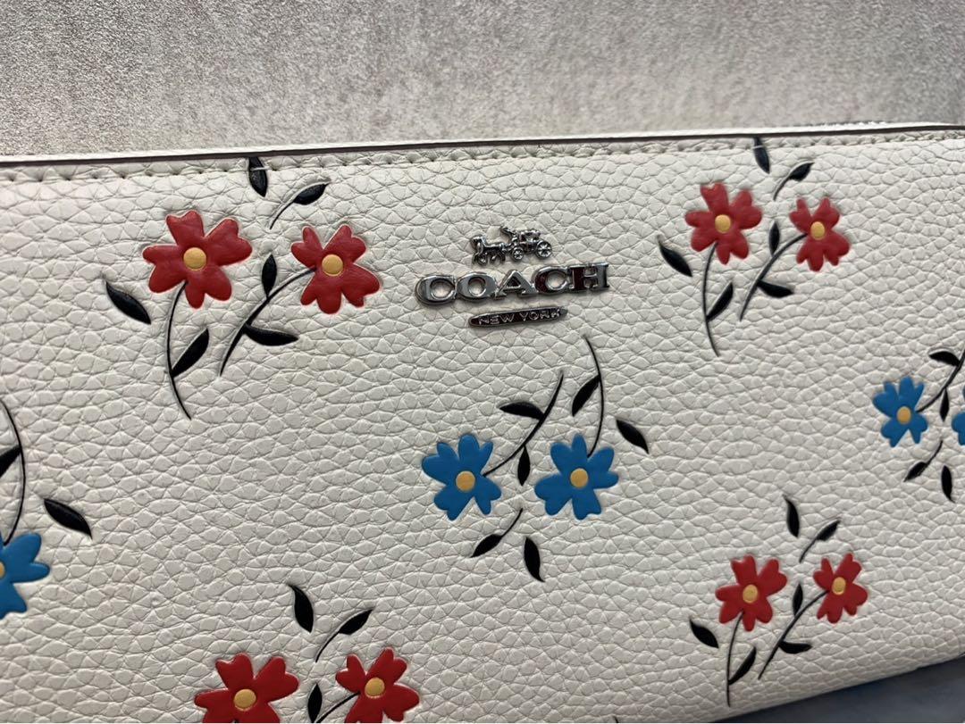 正規新品 COACH コーチ 長財布 ラウンドジップ CT919 ストラップ