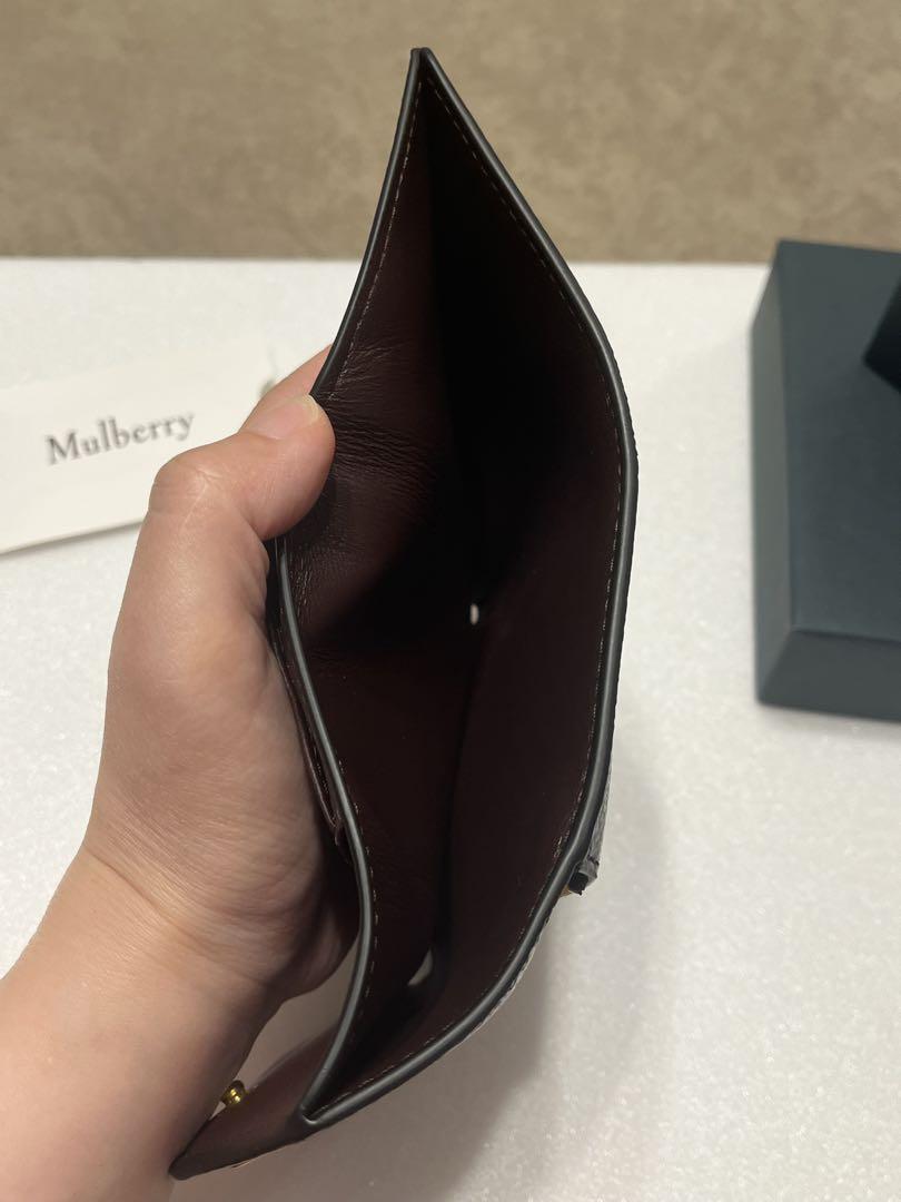 【美品】マルベリー フォールデッド プレススタッズ マルチカード ウォレット