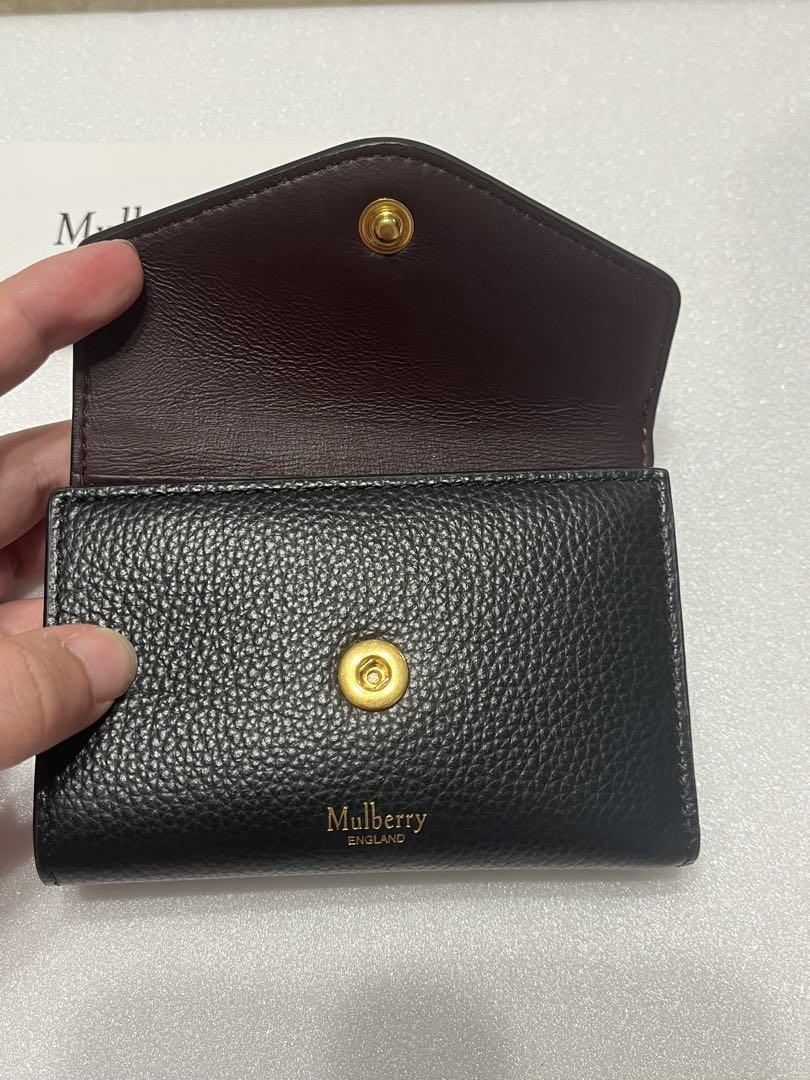 【美品】マルベリー フォールデッド プレススタッズ マルチカード ウォレット