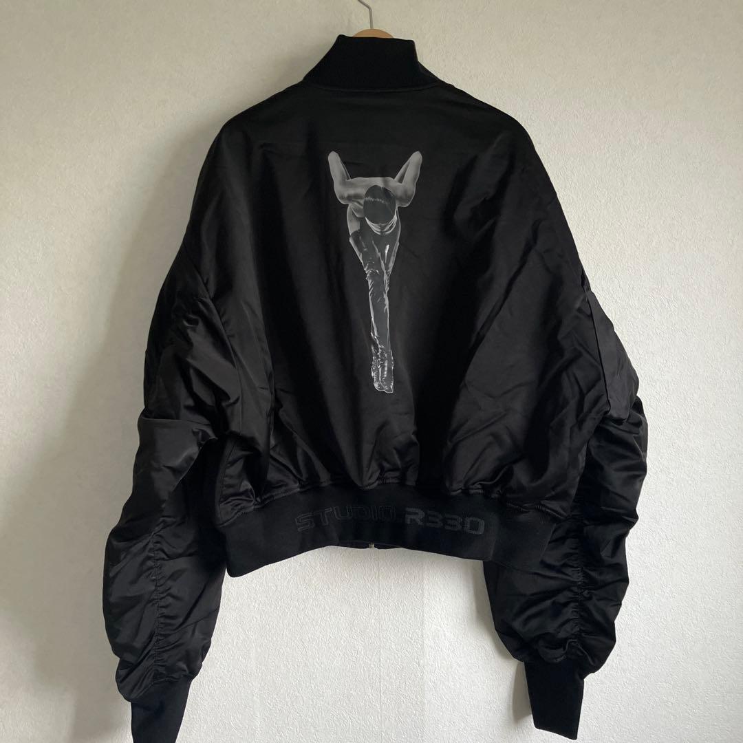 STUDIO R330 ショートブルゾン リバーシブル ブラック ローラ 完売品