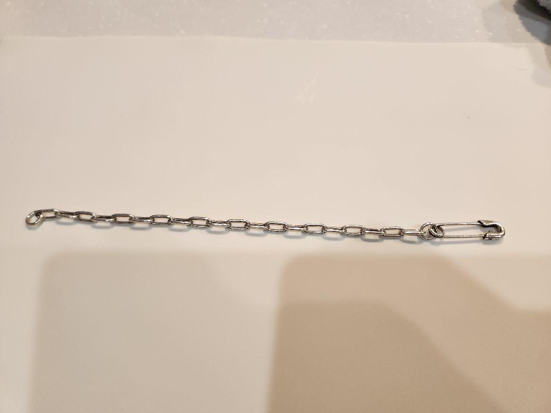JAM HOME MADE安全ピン チェーン ブレスレット M シルバー925