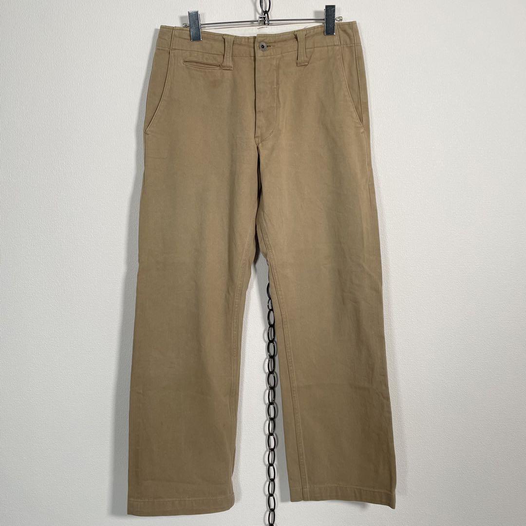 日本製 ハンドメイド STEVENSON OVERALL ワークパンツ 耳付き