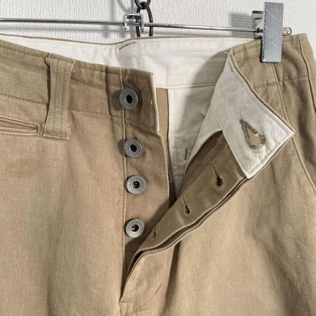 日本製 ハンドメイド STEVENSON OVERALL ワークパンツ 耳付き