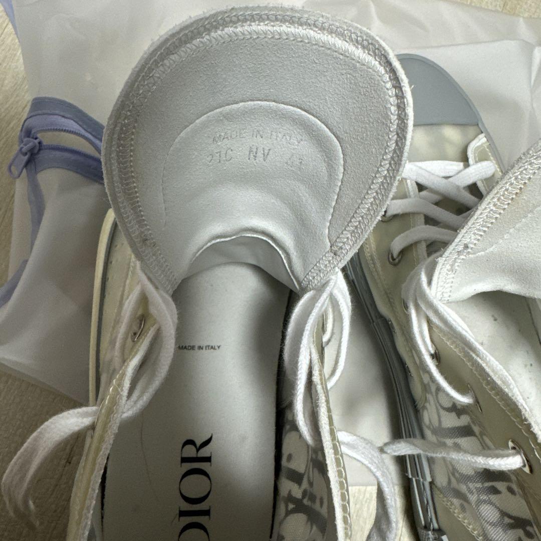 Dior グレー ハイカットスニーカー
