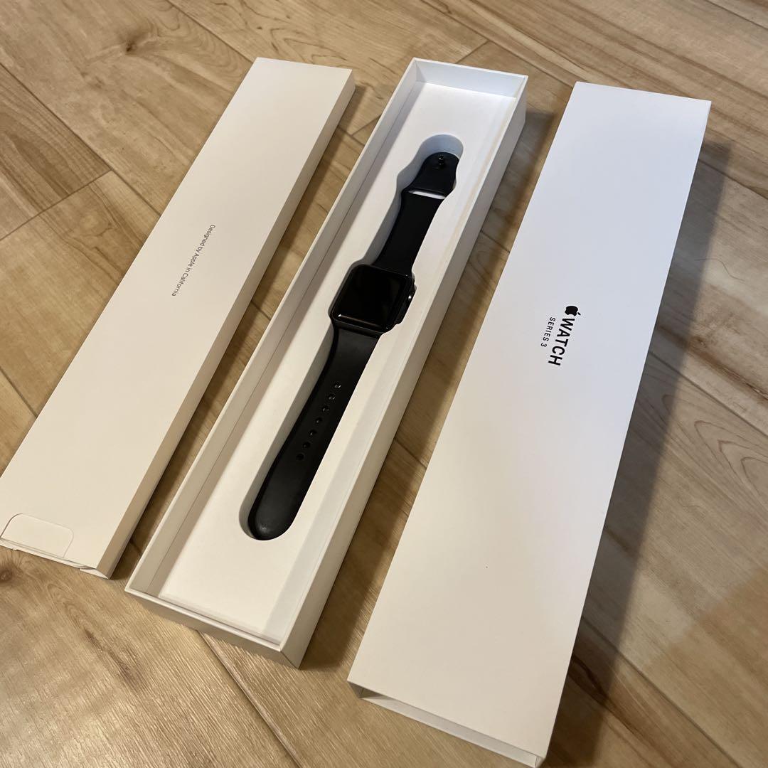 Apple Watch 第3世代　スペースグレー　38mm GPS 本体　箱付き