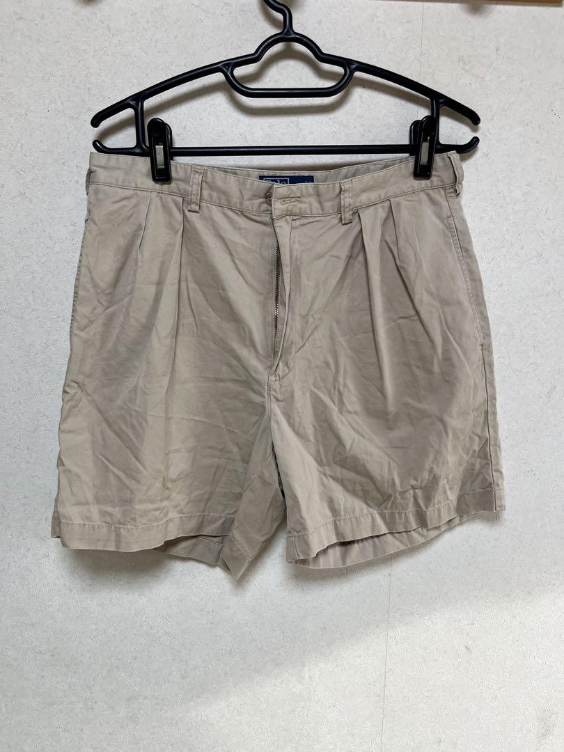 90s ラルフローレン　ショートパンツ　34 アンドリューショーツ　半パン　古着