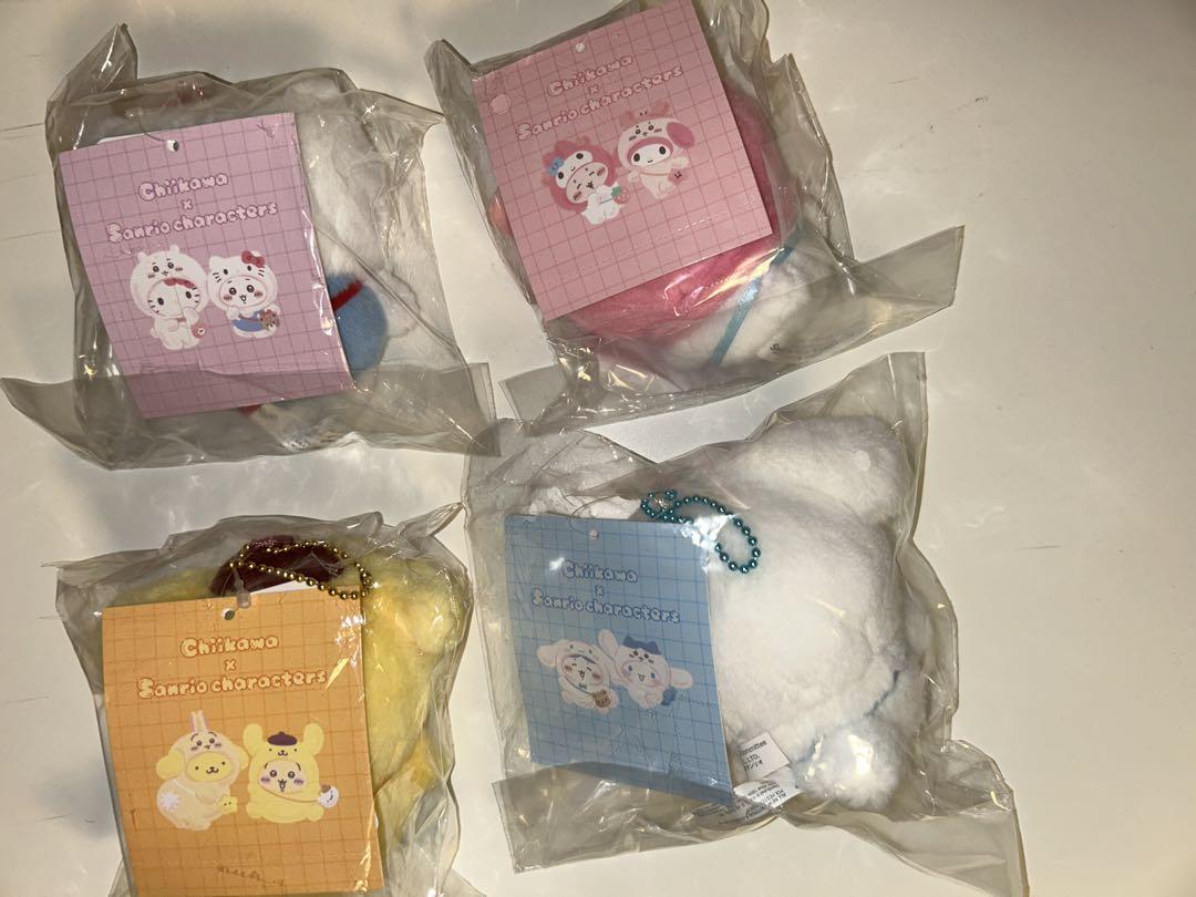 ちいかわ サンリオ ぬいぐるみ4種セット 新品未開封 - メルカリ