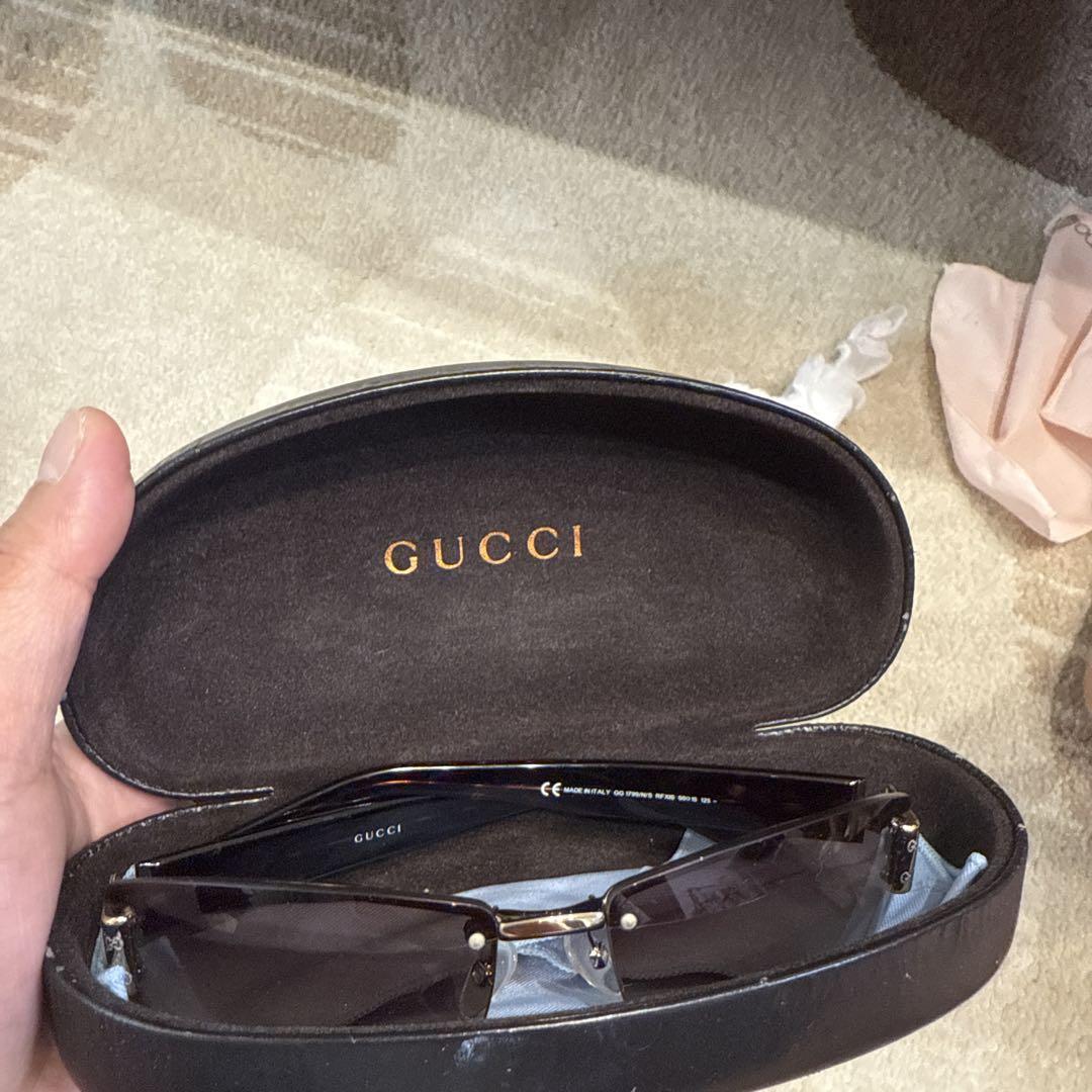 ✨️極美品　GUCCI グッチ サングラス ブラウン ゴールド 純正ケース付属 ✨️極美品 GUCCI グッチ サングラス ブラウン ゴールド 純正