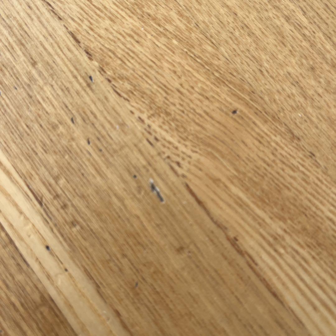 【送料込】無印良品 MUJI タモ材 ダイニングテーブル 長方形 140cm