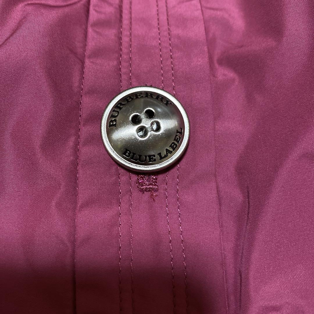 【新品・未使用】BURBERRYレインコート スプリングコート 38 ピンク