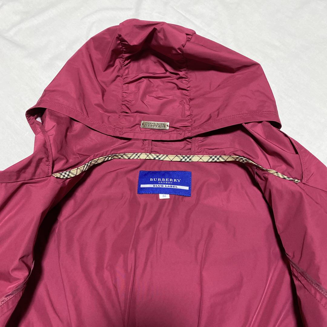 【新品・未使用】BURBERRYレインコート スプリングコート 38 ピンク